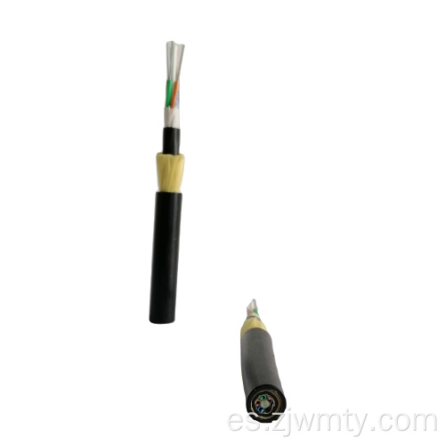 Cable de fibra de adss aéreo 24 núcleos G652D hilo de aramida